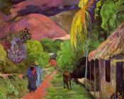 保罗 高更 : Road in Tahiti